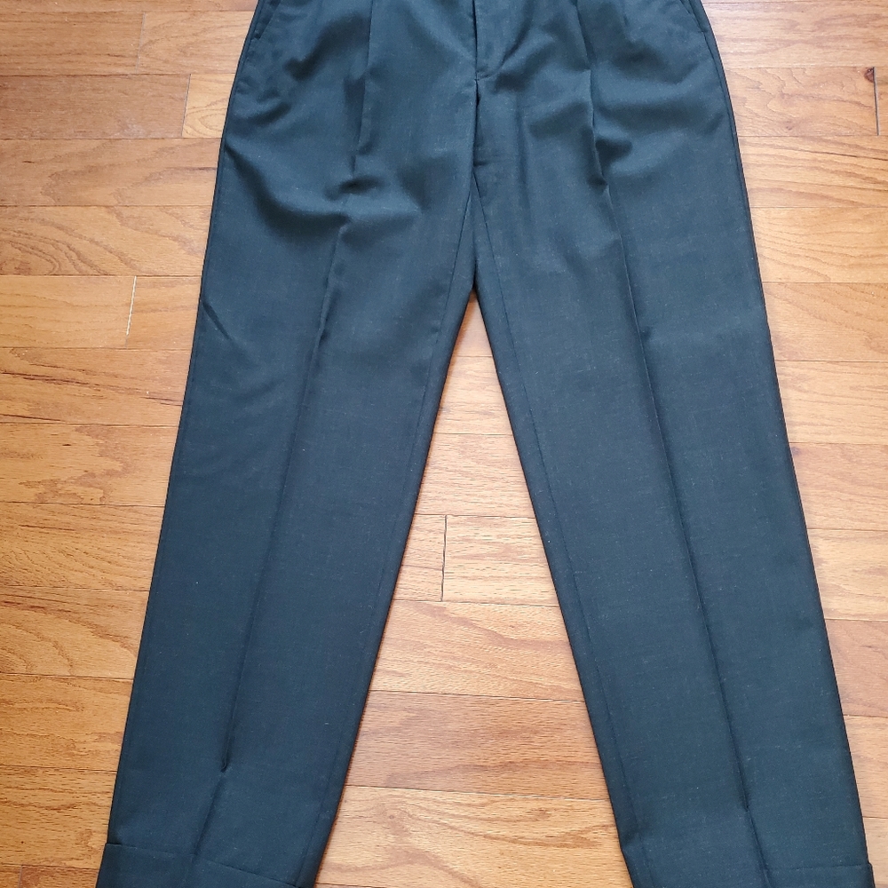 (Men) Rian Rucci - Sz 38 Dark Gray Wool Suit - Picture 12 of 16